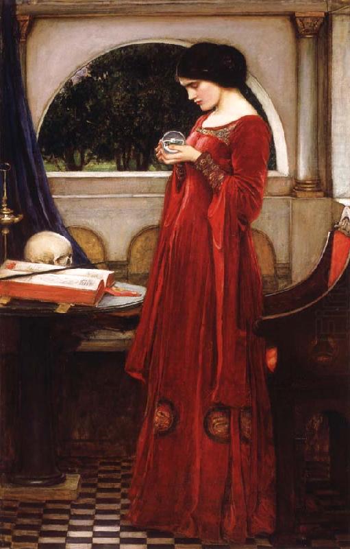 John William Waterhouse The Crystal Ball china oil painting image